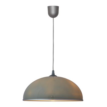 Lámpara Araña CIRCLE 1xE27/15W/230V gris