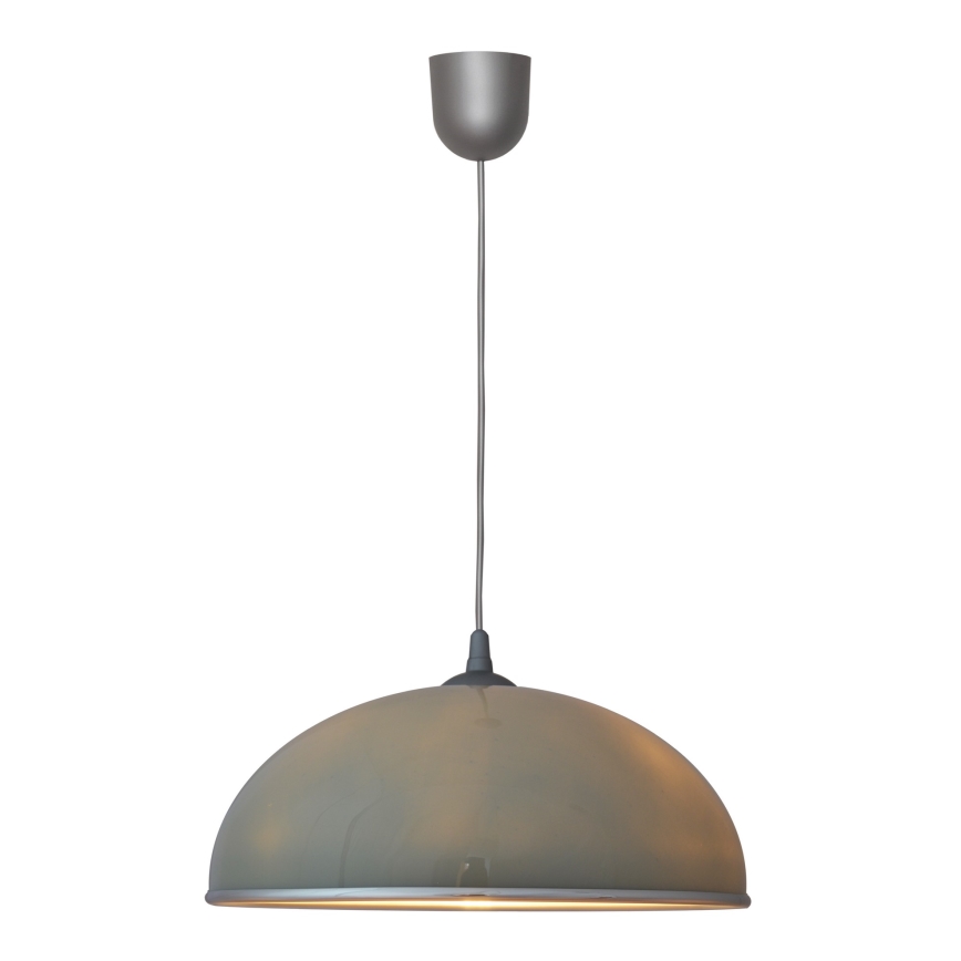 Lámpara Araña CIRCLE 1xE27/15W/230V gris