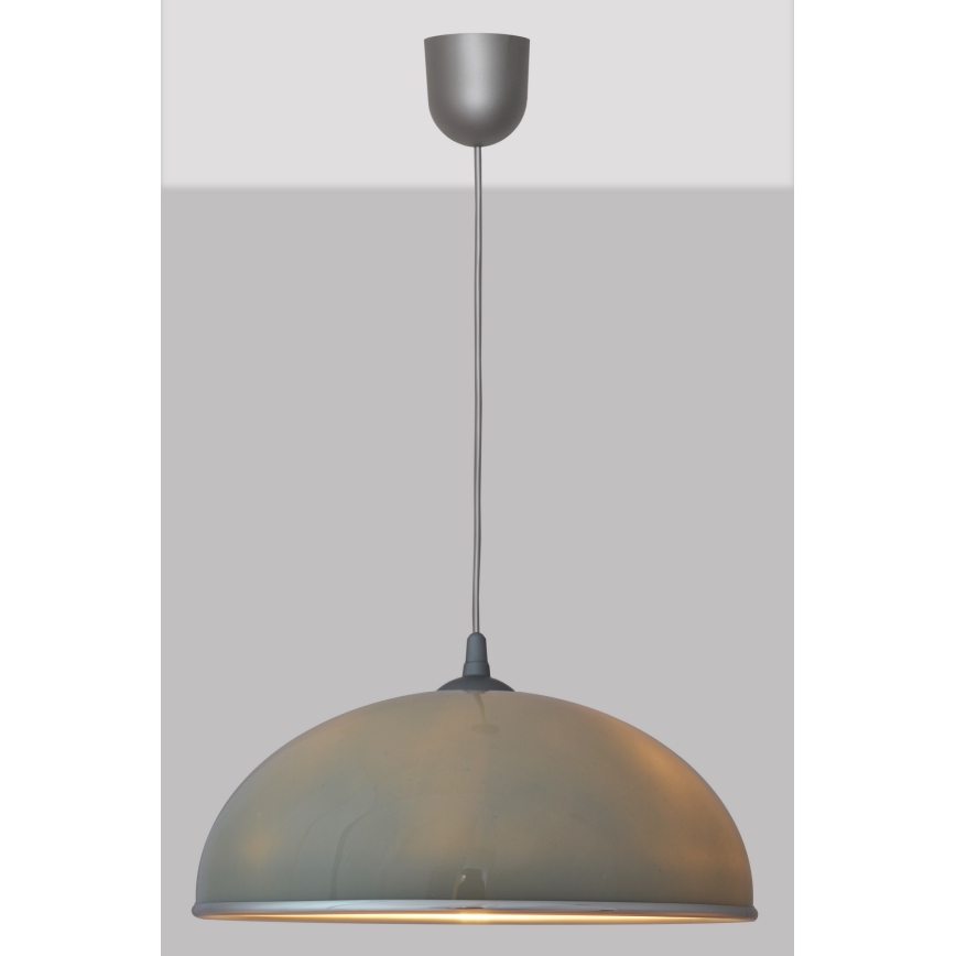 Lámpara Araña CIRCLE 1xE27/15W/230V gris