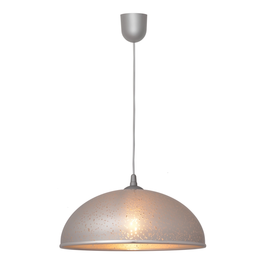 Lámpara araña CIRCLE 1xE27/15W/230V gris