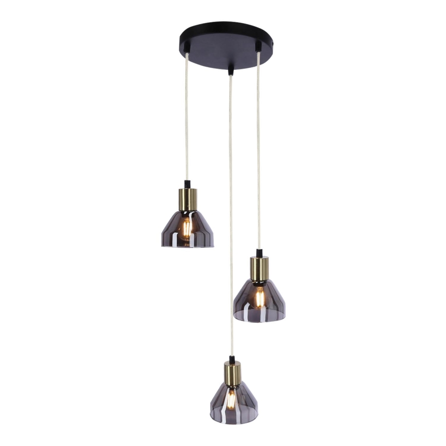 Lámpara araña GREGORY 3xE14/40W/230V