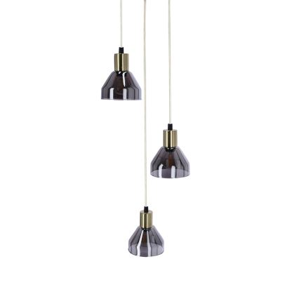 Lámpara araña GREGORY 3xE14/40W/230V