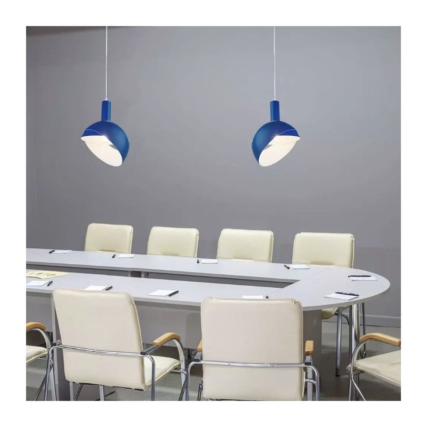 Lámpara colgante 1xE14/60W/230V azul