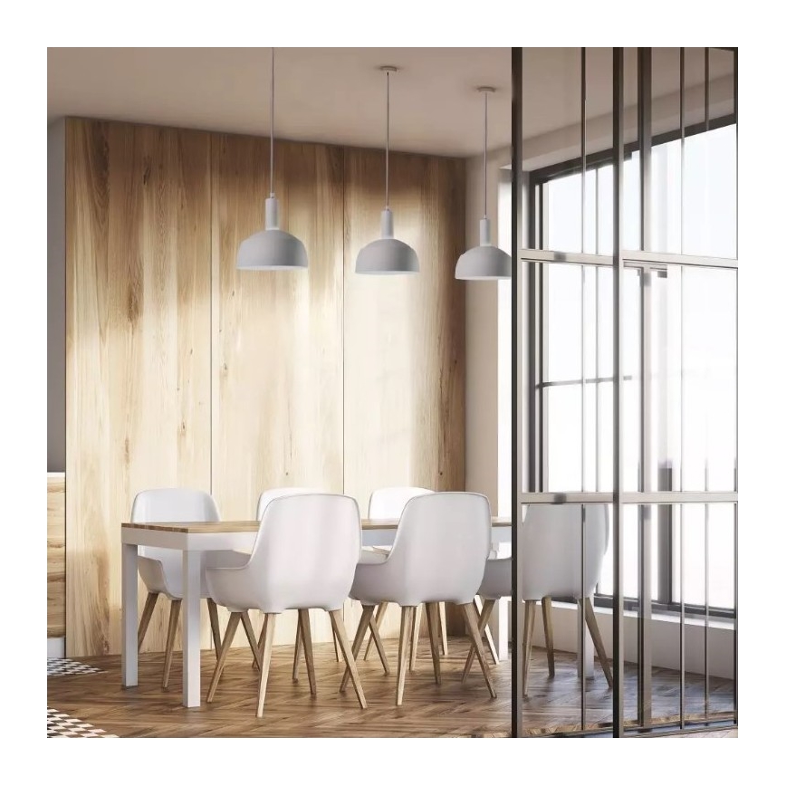 Lámpara colgante 1xE14/60W/230V blanco