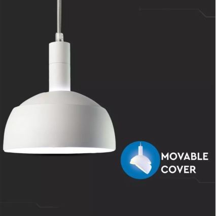Lámpara colgante 1xE14/60W/230V blanco