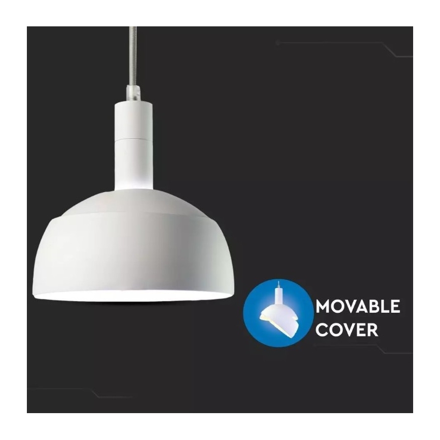 Lámpara colgante 1xE14/60W/230V blanco