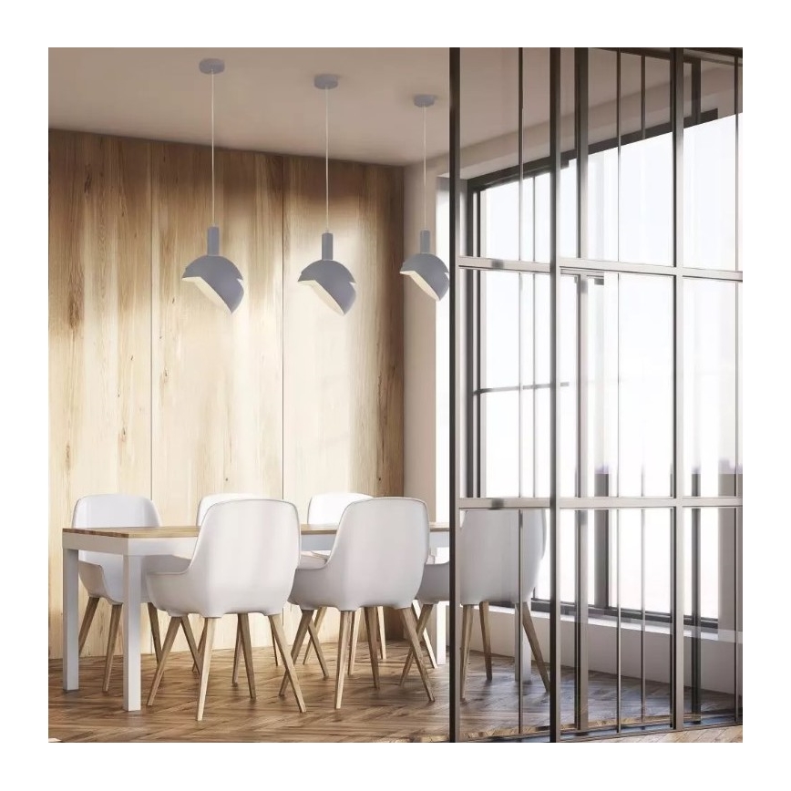 Lámpara colgante 1xE14/60W/230V gris