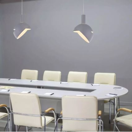 Lámpara colgante 1xE14/60W/230V gris