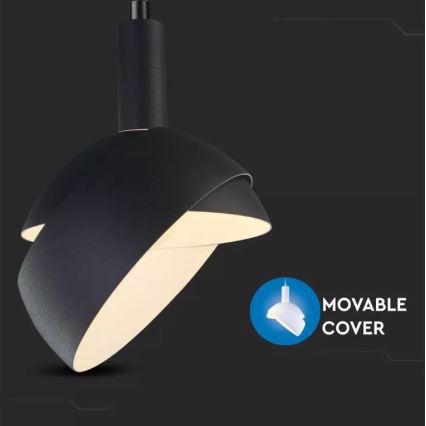 Lámpara colgante 1xE14/60W/230V negro