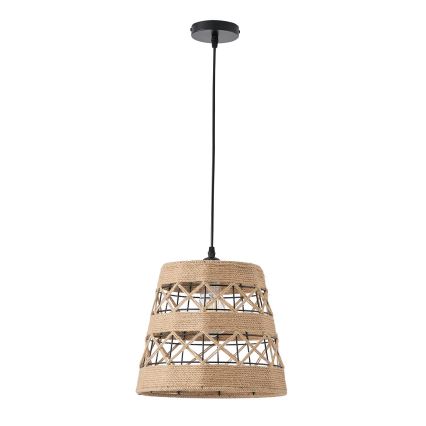 Lámpara colgante 1xE27/15W/230V beige