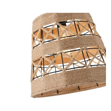 Lámpara colgante 1xE27/15W/230V beige