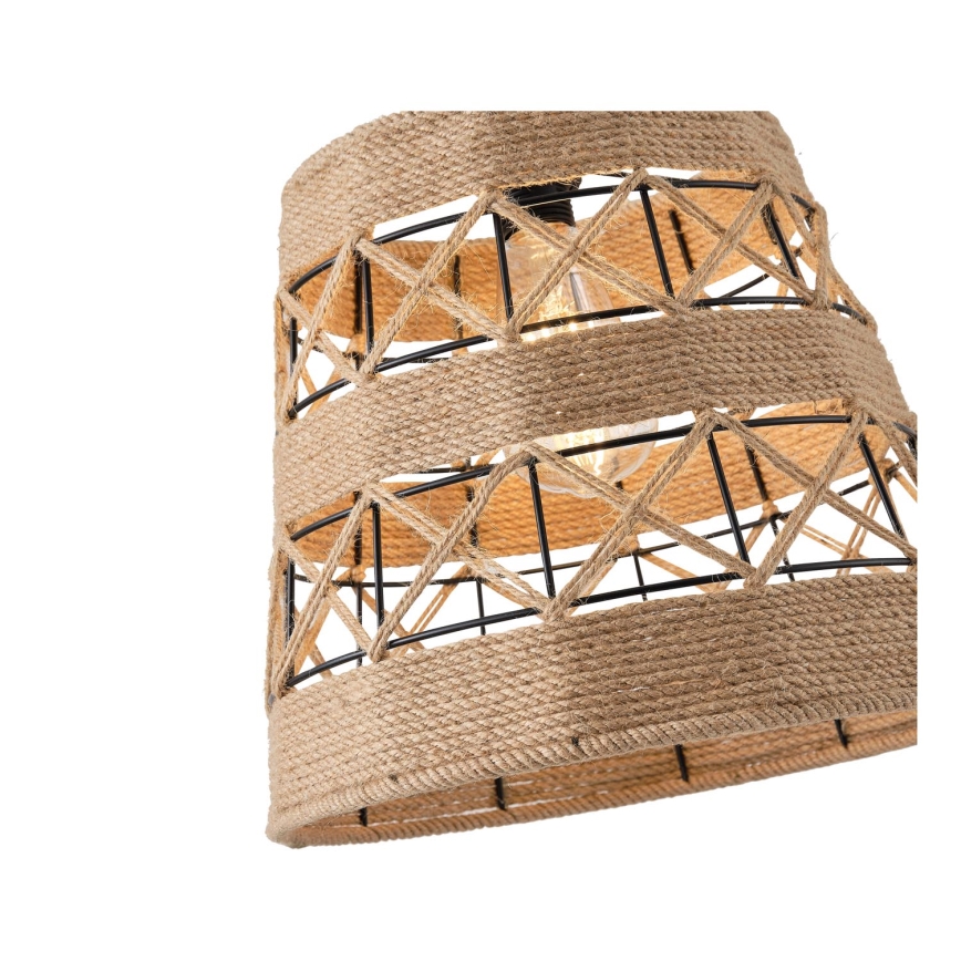 Lámpara colgante 1xE27/15W/230V beige