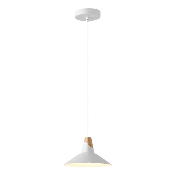 Lámpara colgante 1xE27/15W/230V blanco