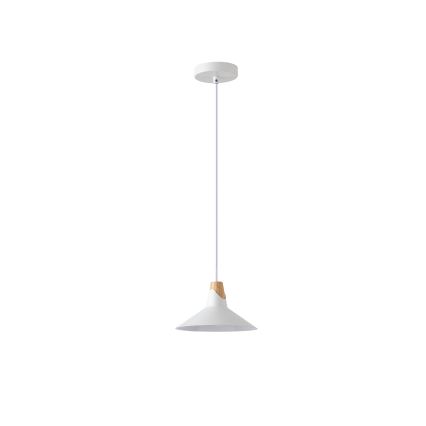 Lámpara colgante 1xE27/15W/230V blanco