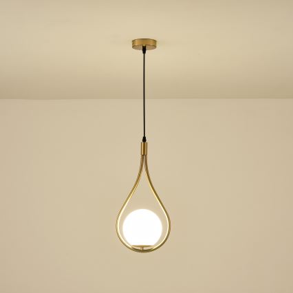 Lámpara colgante 1xE27/15W/230V latón