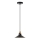 Lámpara colgante 1xE27/15W/230V negro
