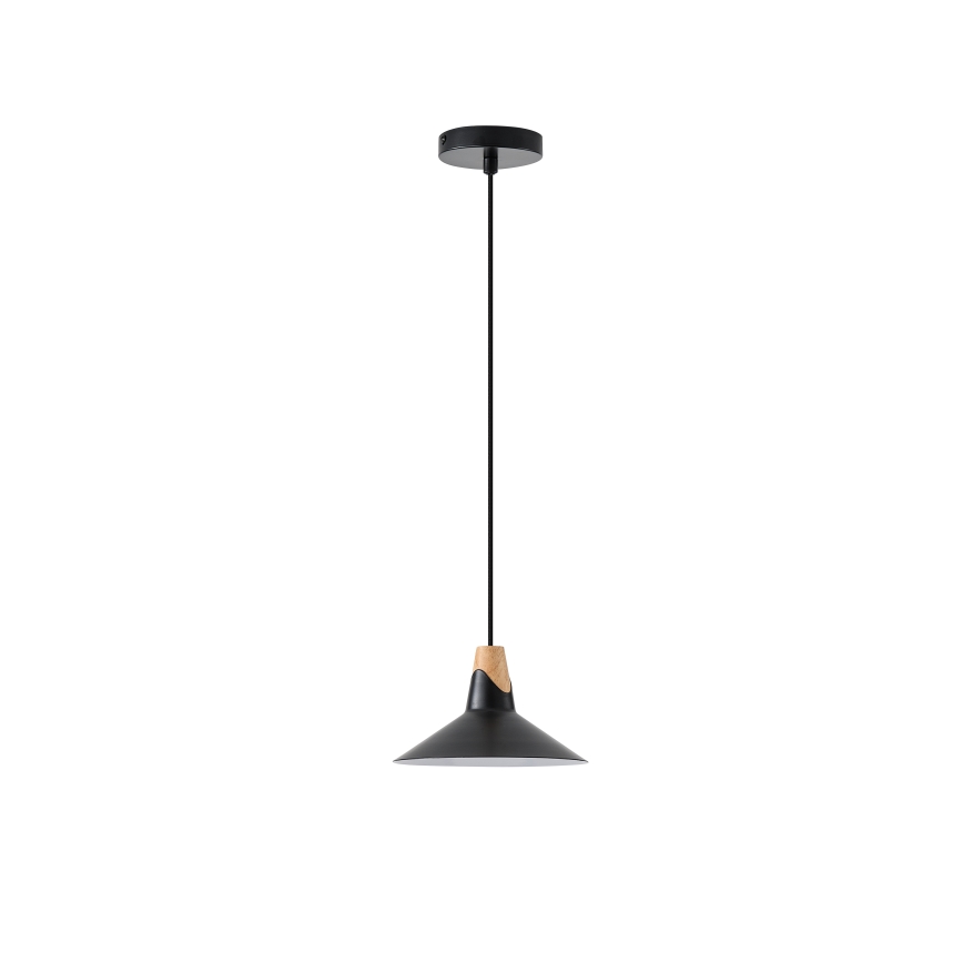 Lámpara colgante 1xE27/15W/230V negro