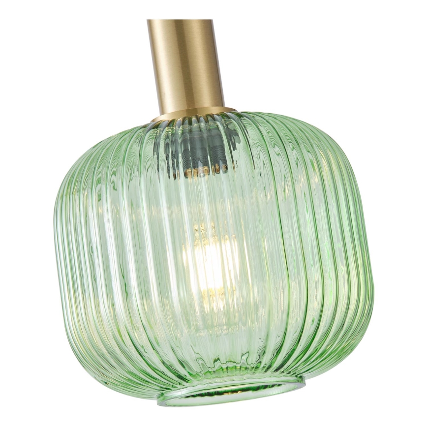 Lámpara colgante 1xE27/15W/230V verde pr. 20 cm