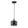 Lámpara colgante 1xE27/35W/230V diá. 12 cm negro/dorado