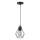 Lámpara colgante 1xE27/35W/230V diá. 18 cm negro