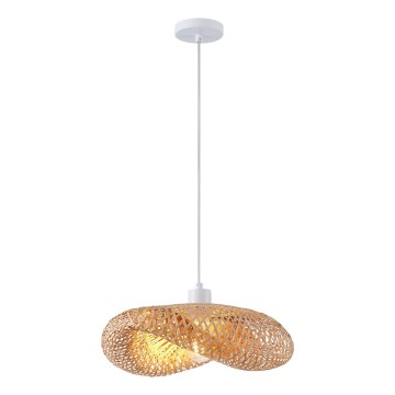 Lámpara colgante 1xE27/40W/230V bambú