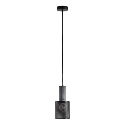 Lámpara colgante 1xE27/40W/230V negro