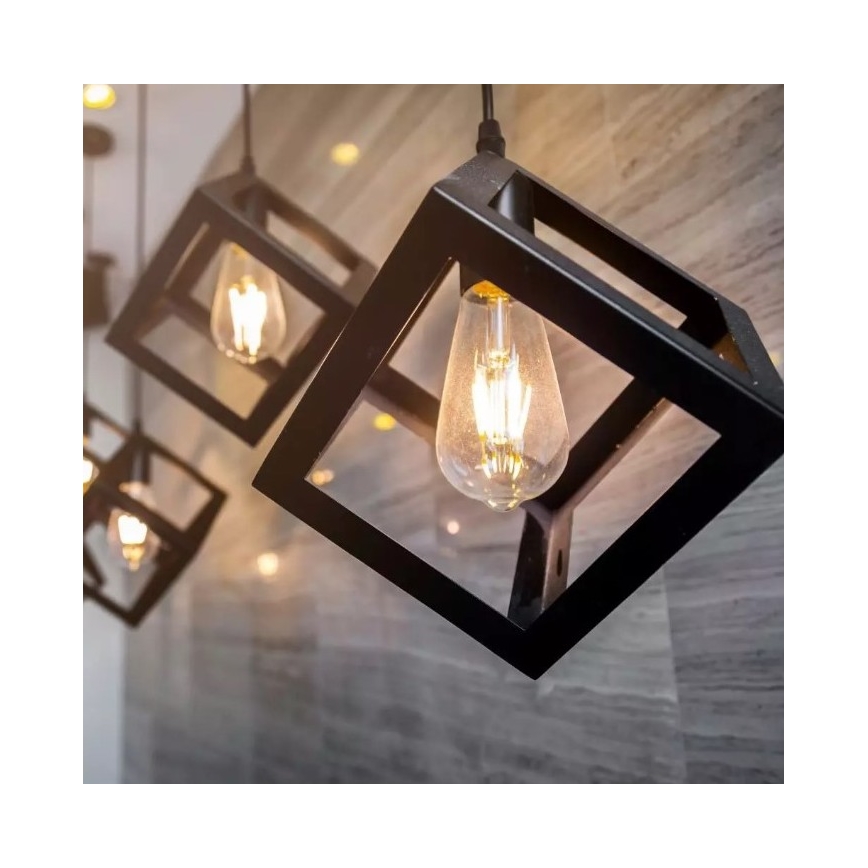 Lámpara colgante 1xE27/60W/230V bronce