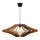 Lámpara colgante 1xE27/60W/230V brown diá. 47 cm