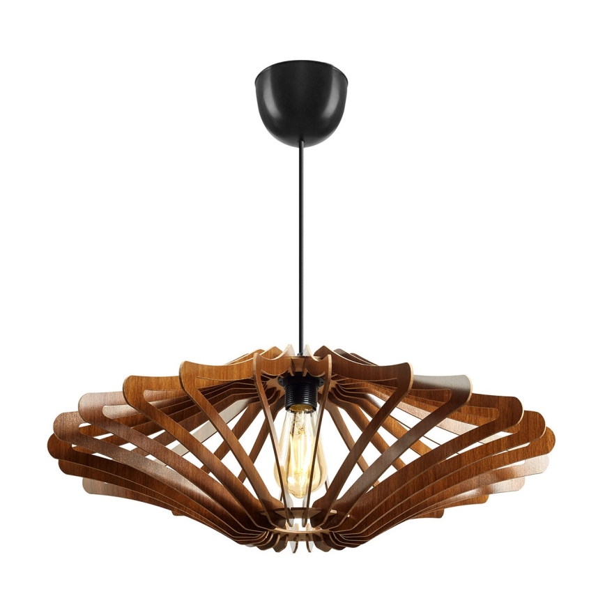 Lámpara colgante 1xE27/60W/230V brown diá. 47 cm