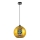 Lámpara colgante 1xE27/60W/230V diá. 30 cm dorado