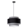 Lámpara colgante 1xE27/60W/230V gris