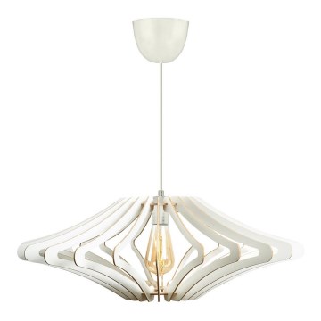 Lámpara colgante 1xE27/60W/230V white diá. 59 cmo