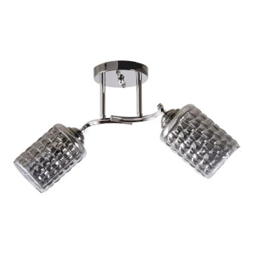 Lámpara colgante 2xE27/60W/230V