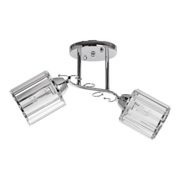 Lámpara colgante 2xE27/60W/230V