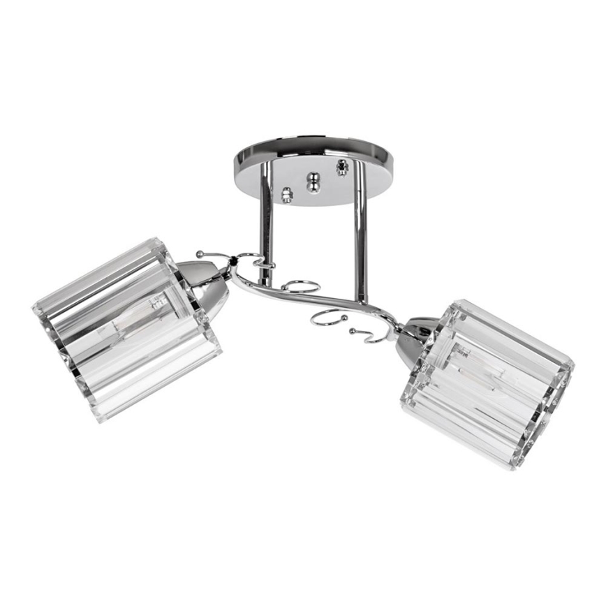 Lámpara colgante 2xE27/60W/230V