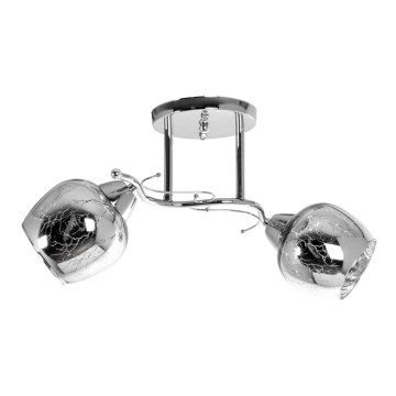 Lámpara colgante 2xE27/60W/230V