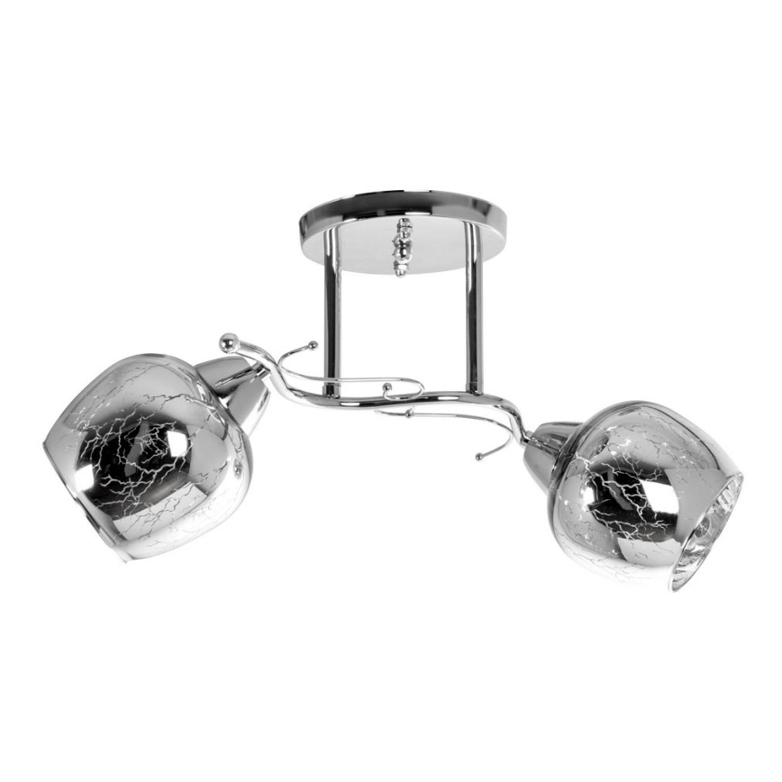 Lámpara colgante 2xE27/60W/230V