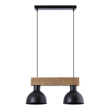 Lámpara colgante 2xE27/60W/230V