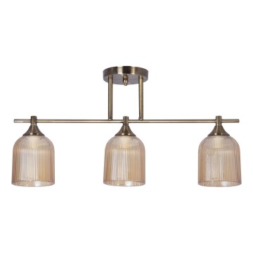 Lámpara colgante 3xE14/60W/230V latón