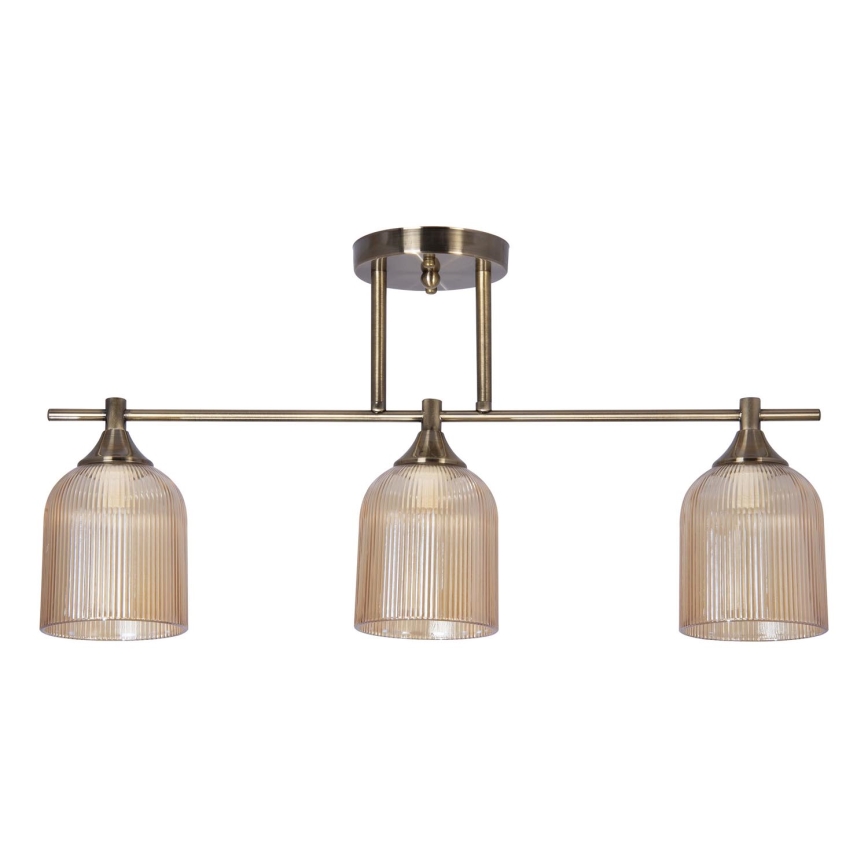 Lámpara colgante 3xE14/60W/230V latón