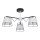 Lámpara colgante 3xE27/60W/230V blanca