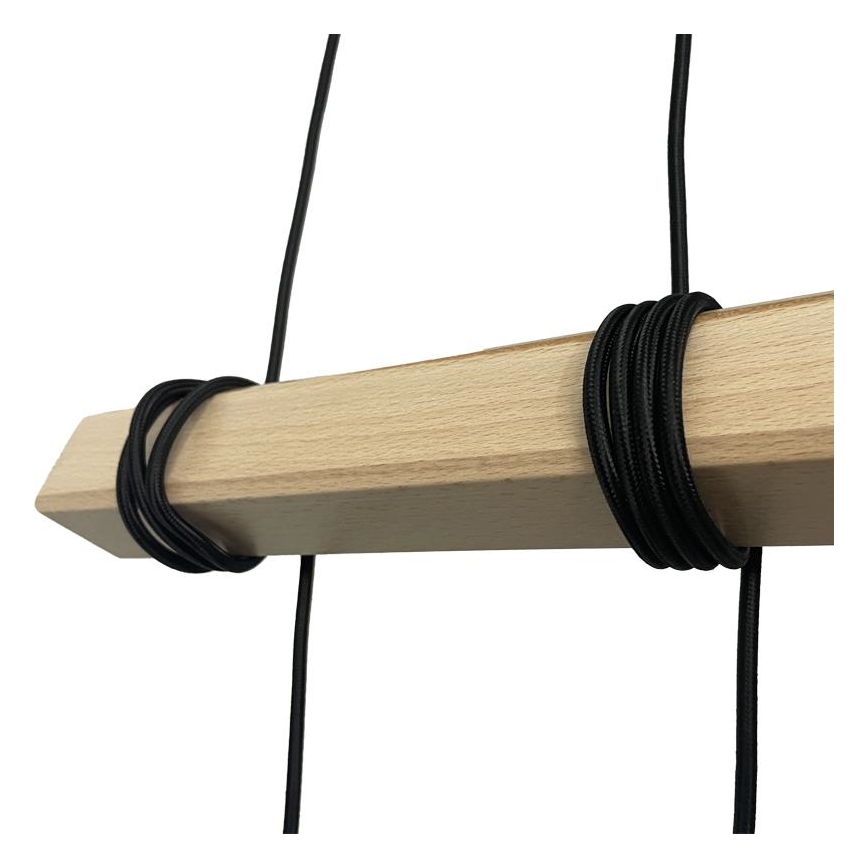 Lámpara colgante 4xE27/60W/230V cobre