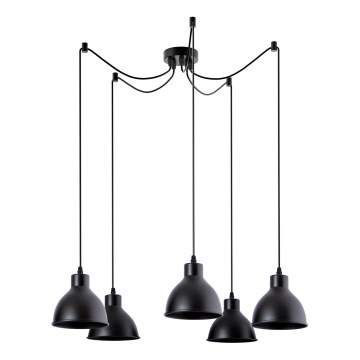 Lámpara colgante 5xE27/60W/230V araña
