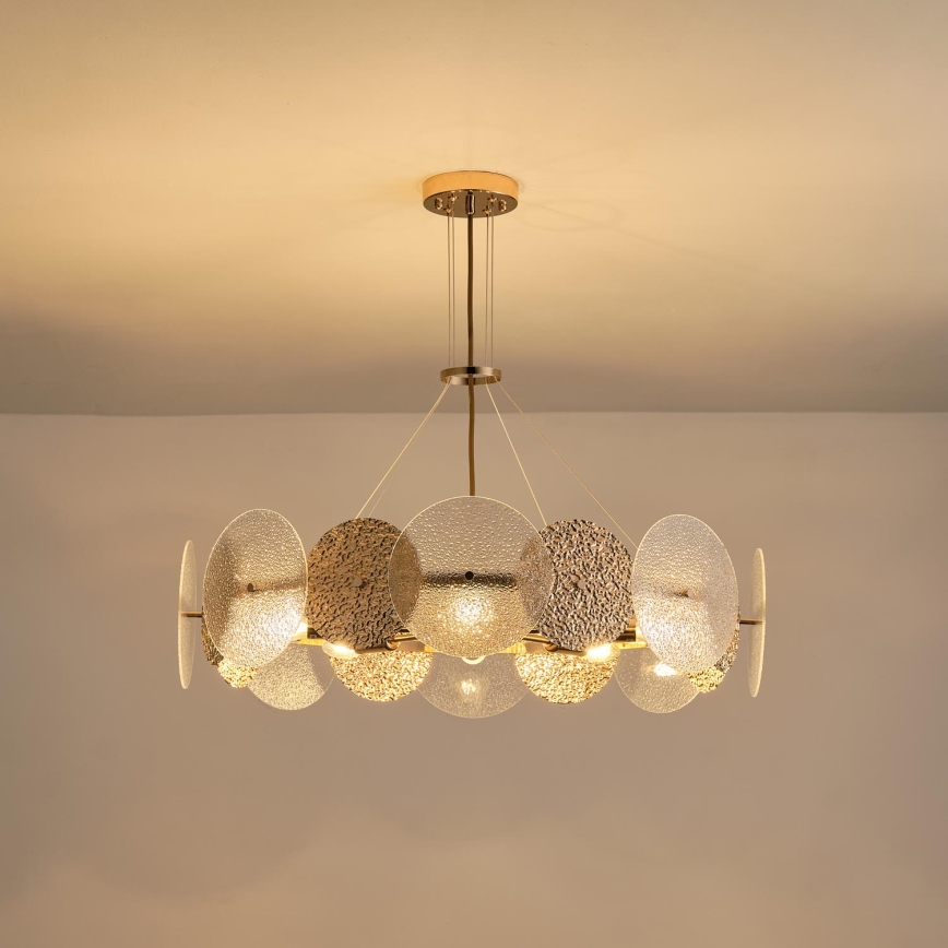 Lámpara colgante 8xE14/40W/230V