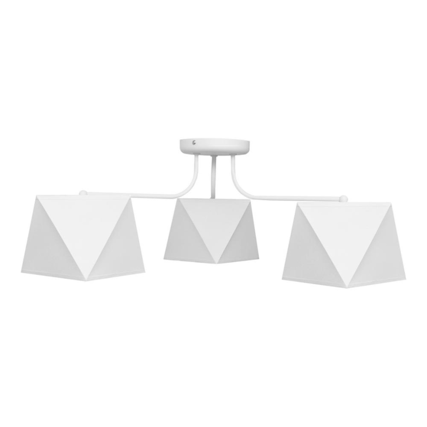 Lámpara colgante ADAMANT 3xE27/15W/230V blanca