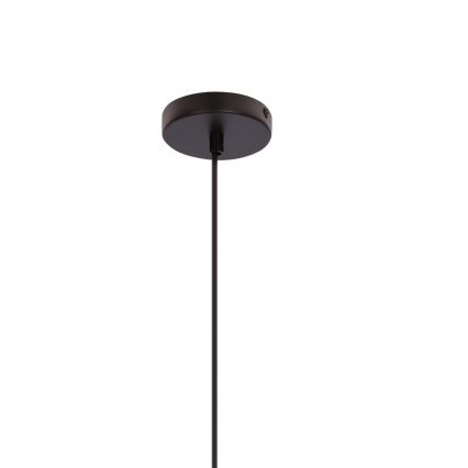Lámpara colgante AFRICA 1xE27/40W/230V diámetro 40 cm marrón/crema
