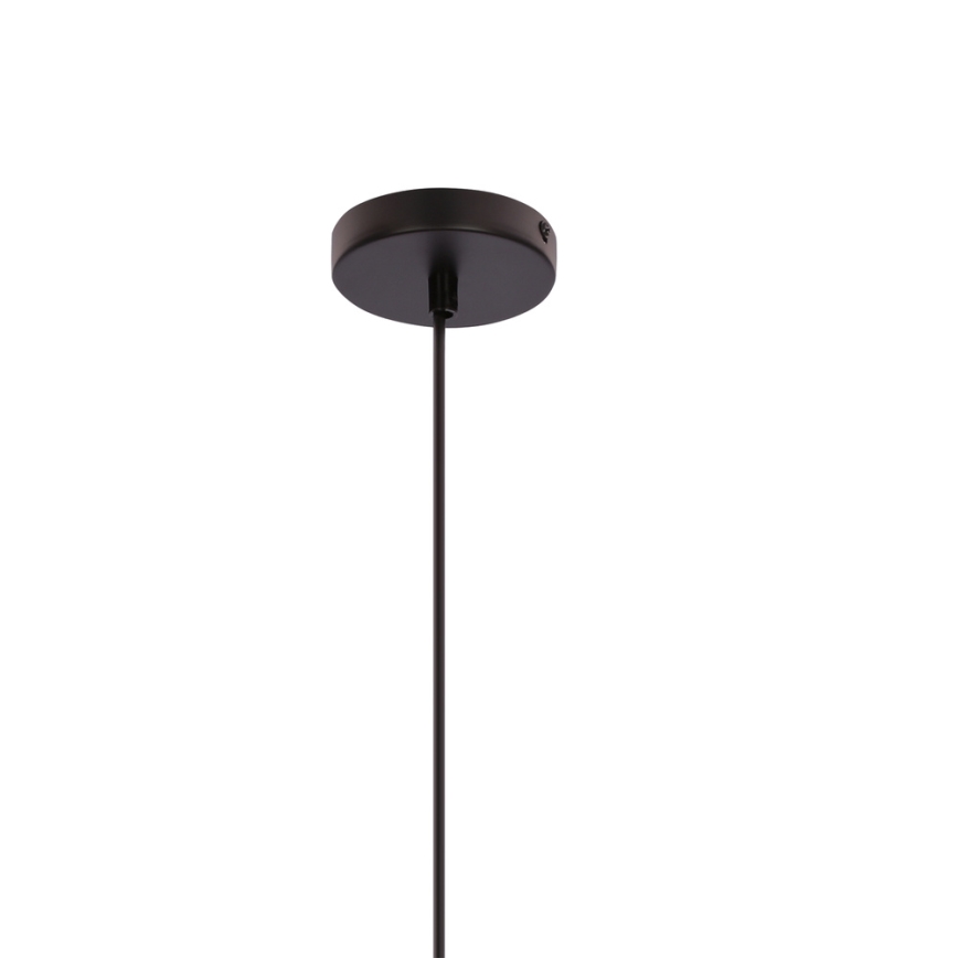 Lámpara colgante AFRICA 1xE27/40W/230V diámetro 40 cm marrón/crema