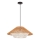 Lámpara colgante AFRICA 1xE27/40W/230V Ø 50 cm marrón/crema
