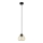 Lámpara colgante AGAT 1xE27/15W/230V dorado/negro