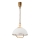 Lámpara colgante ajustable RAMONA 1xE27/60W/230V beige/marrón claro/pino